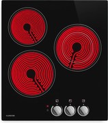 Klarstein Керамичен плот EasyCook | 3 зони за готвене | 4700 W | 11 нива на мощност | 45 см