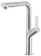 KFA Armatura 6623-220-22- Кран за мивка с издърпваща се пръскачка DUERO DESIGN неръждаем