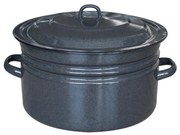 Емайлиран казан 16л без декор H-(В-2826/1)