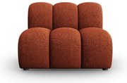 Модулен диван в тухлен цвят (среден модул) Lupine – Micadoni Home