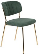 Тъмнозелени трапезни столове в комплект от 2 броя Jolien - White Label