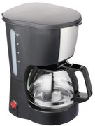 Кафемашина Rosberg R51170F, 600W, 600 ml, Стъклена кана, Пластмасов филтър, Черен