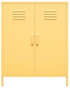 Жълт метален шкаф , 80 x 102 cm Cache - Novogratz