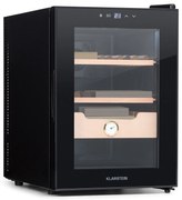 Klarstein El Presidente 37, Хумидор за пури, 37L ,  2 чекмеджета, 1 чекмедже от кедрово дърво