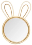 Детско огледало atmosphera Rabbit, Ратан, 37x24 cm
