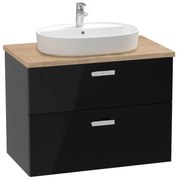 Конзолен шкаф за баня A851900351, с две чекмеджета и плот, 79.1х46х61.8см