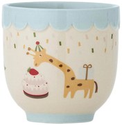 Синя/кремава глинена детска чаша 150 ml Celebrate – Bloomingville Mini