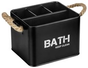 WENKO 24328100 - Кутия за съхранение GARA 19x13 см черна