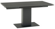 Разтегателна трапезна маса JURATA - черна
