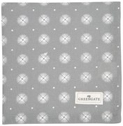 Тъмно сива памучна салфетка Saga - Green Gate