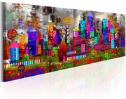 Печат върху платно - Fantasy City 120x40