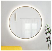 Baltica Design - LED огледало с подсветка BRIGHT 15W/230V 4500K Ø 100 см IP65 златно