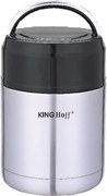 Термос за храна Kinghoff KH 4375, 0.8 литра, Двуслоен, Неръждаема стоманa