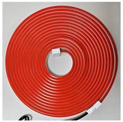 LED гъвкав неонов лента 10W 230V 5м IP65 червена