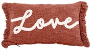 Декоративна възглавница 50x30 cm Cotton Slub Love - Tiseco Home Studio