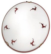 Kolarz 731.11.4.103-Плафон NONNA 1xE27/60W/230V pr.30 см елен червен