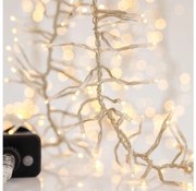 LED външна коледна гирлянда CLUSTER 588xLED/8 режима 8,5 m IP44 топла бяла