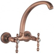 Смесител за кухня ICF 5018853C M7119, неръждаема стомана + месинг, меден, 30x24.5х18см