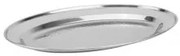 Horecano - Иноксово плато овал с релеф 35cm-WICKED-(SG-82620(A)
