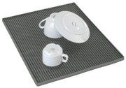 Сива гумена тавичка за оттичане за съдовете 40x30 cm Maxi – Wenko