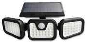 LED Соларен прожектор със сензор LED/15W/3,7V 2400 mAh IP54 4500K