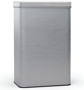 Klarstein Touchless, сензорен кош за отпадъци, 60 л, неръждаема стомана, плавно затваряне, захранване с батерии, LED дисплей, таймер