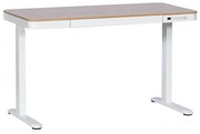Ергономично регулируемо бюро Carmen CR-118 E, Нивелиращи се крака, Панел за управление, Дисплей, USB, Памет, Сензор против сблъсък, Бял/бук