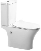 Моноблок 7937S BIDET NEW, Inter Ceramic, вградено биде, седалка и капак, порцелан, бял, 81x65x37см