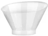 Rubikap - Полистиренова купа асиметрична кръг 250мл PS (DC.A20) (C)