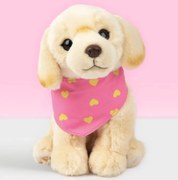 Studio Pets - Плюшено куче Лабрадор с кърпа, Щастливко