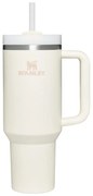 Кремав термос със сламка от неръждаема стомана 1,18 l Quencher H2.0 FlowState Tumbler Cream – Stanley