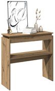 856627 vidaXL Конзолна маса, дъб артизан, 102x30x80 см, инженерно дърво