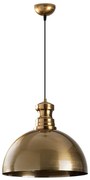 Висящо осветително тяло в златист цвят с метален абажур ø 40 cm Vamp – Opviq lights