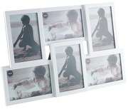 Бяла стенна фоторамка за 6 снимки Isernia - Balvi