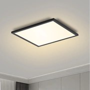 Brilagi - Димируемо LED осветително тяло SLIMFRAME LED/25W/230V 30x30 cm черно + дистанционно управление