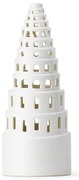 Бял керамичен коледен свещник Lighthouse, ø 9 cm Urbania Lighthouse High Tower - Kähler Design