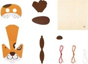 Hape - Направи си сам картина и маска Кученце