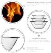 Bormioli Rocco - Стъклена купа 22см 1л MR CHEF-(5.00040)