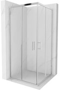 Mexen Rio квадратна душ кабина 90 x 90 см, прозрачна, хром - 860-090-090-01-00
