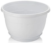 Serinova - Висяща саксия и кука 1.7L бяла (SM01 - 01001)