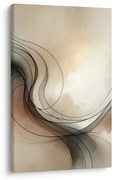 Картина на платно – Елегантни линии в облаците