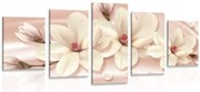 картини от 5 части – Луксозна магнолия с перли