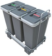 Пластмасов контейнер за сортирани отпадъци/вграден 24 л Ecofil - Elletipi