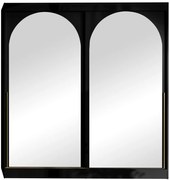 Гардероб Модин плъзгащ-черен-дължина: 200 см