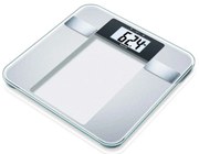 Кантар Beurer BG 13, До 150 кг, 6 Функции, Памет, LCD, Прозрачен/сребрист