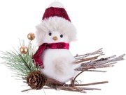 Текстилна Коледна украса 13 cm Bird – Casa Selección