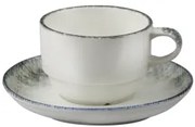 Gural Porcelain - Чашка с чинийка 230cc ГП-ELEGANT-(GBSEO02CT99ANT562)