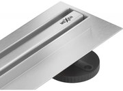 Mexen Flat 360° Slim въртящ се линеен сифон 80 см, инокс - 1041080