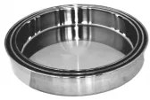 Иноксови тави 3-ка кръгли 28 / 32 / 36см CN-(7777 / 181133) - Horecano