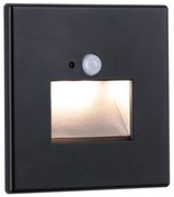 Paulmann 93135 - LED/1,2W Лампа за стълбище със сензор EDGE 230V черен